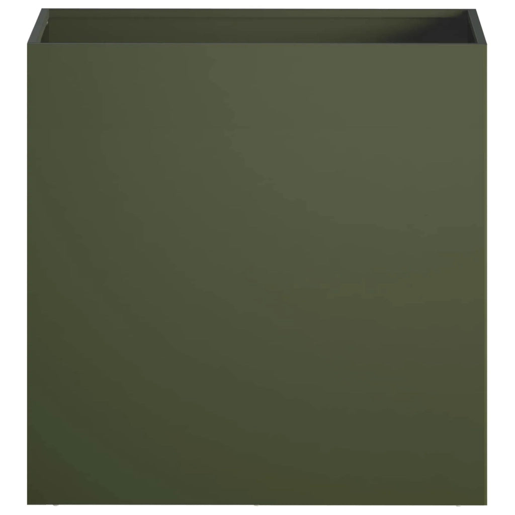 Vaso da giardino Verde Oliva 50 x 30 x 50 cm 8005532