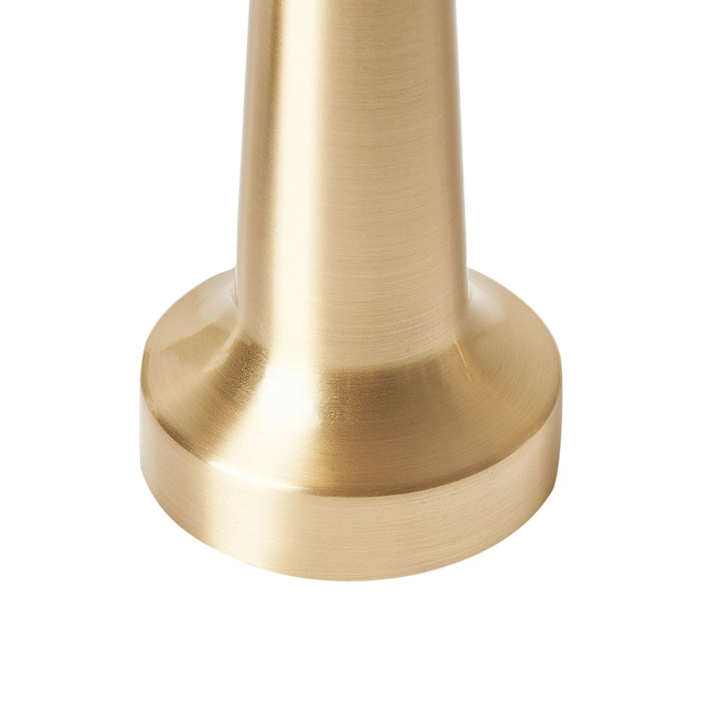 Set di 2 lampade da tavolo in ferro oro camera da letto soggiorno