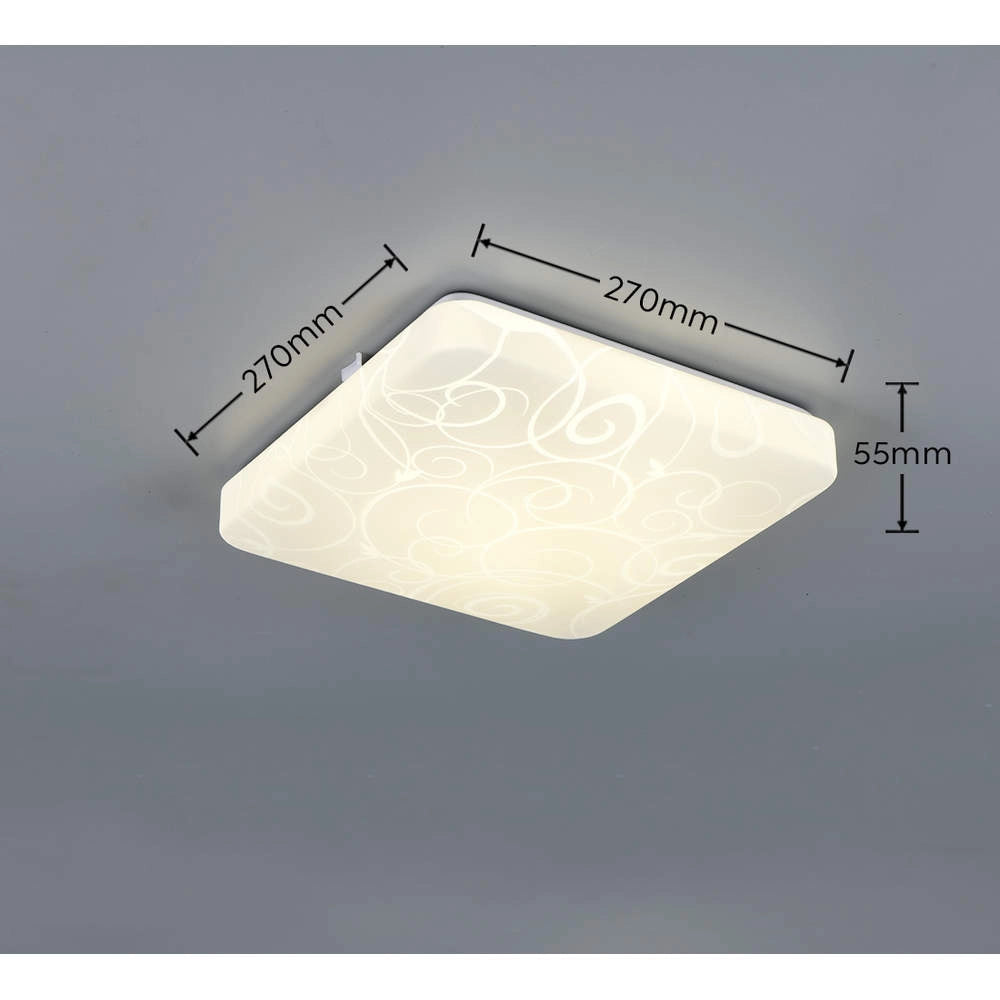Mandria IV Plafoniera LED Effetto Cerchio GD Trio