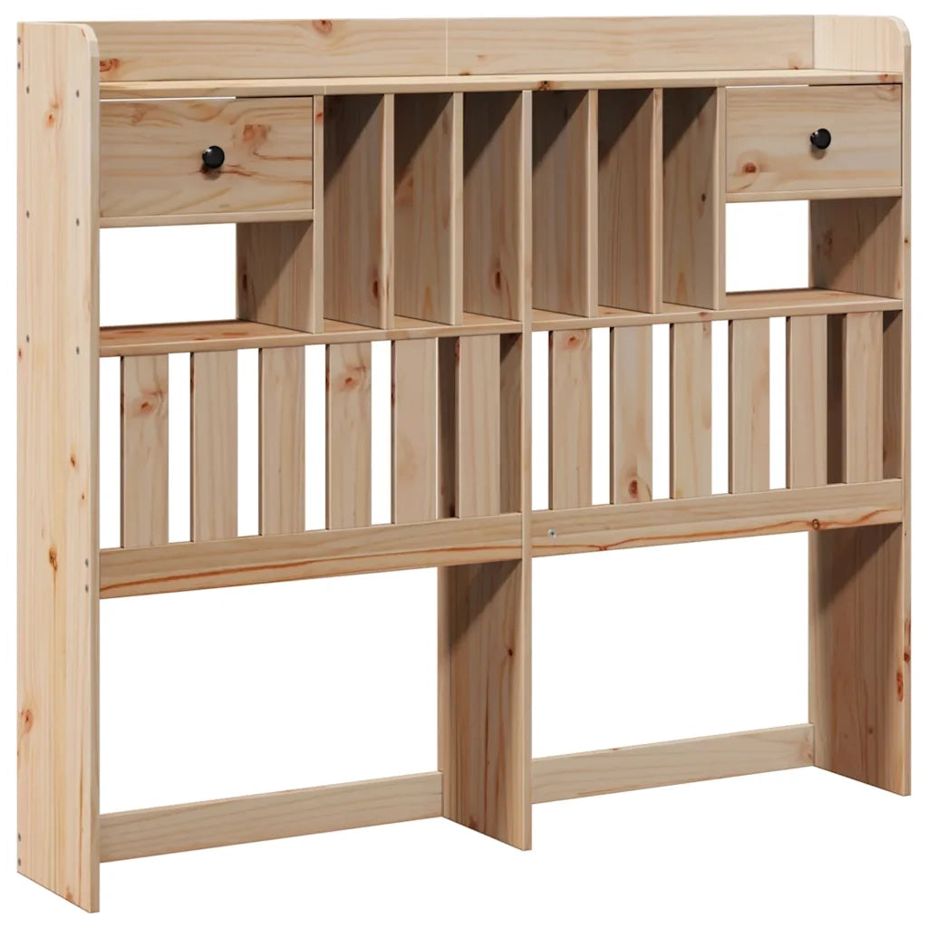 Letto Libreria senza Materasso 135x190 cm in Legno di Pino 3322331