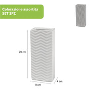 UMIDIFICATORE PER TERMOSIFONE IN CERAMICA DIMENSIONE 8X4X20H CM - ASSORTITO