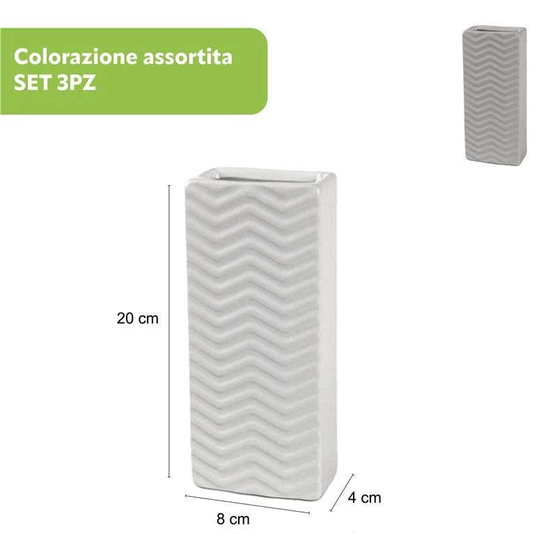 UMIDIFICATORE PER TERMOSIFONE IN CERAMICA DIMENSIONE 8X4X20H CM - ASSORTITO