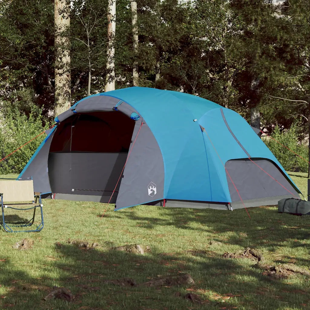 Tenda da Campeggio Crossvent per 8 Persone-Tenda per Famiglie Blu Impermeabile