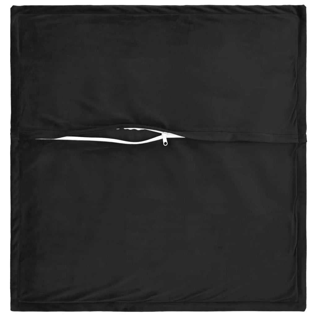 Cuscino con cuscino HOUTEN 2 pz Nero Velluto 932794