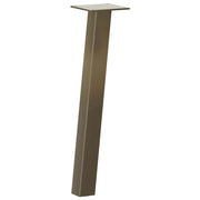 Set di 4 gambe per tavolino da caffè moderno geometrico da 30 cm con piedini in gomma in acciaio naturale 02_0056784