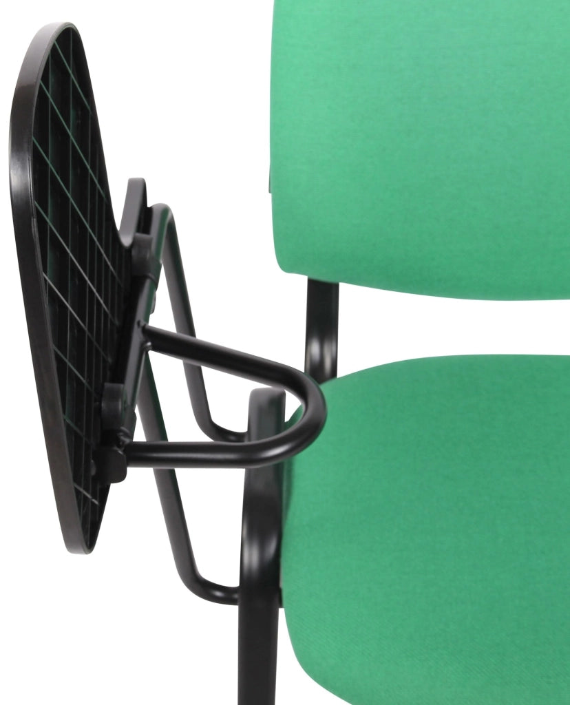 Set di 4 sedie Ken in tessuto con tavolo pieghevole verde