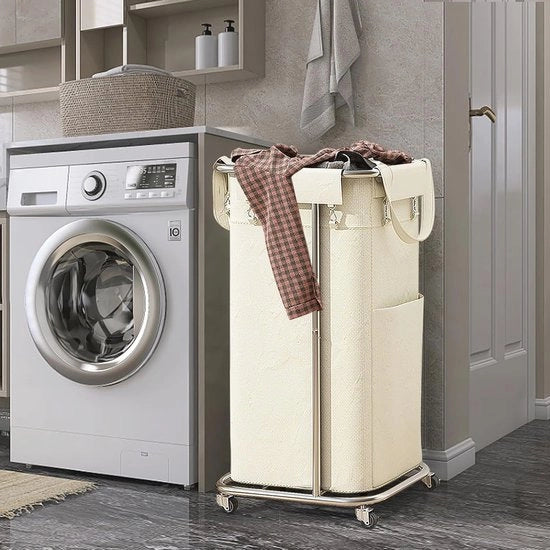 Aspirapolvere con Ruote e Tasca Rimovibile – Soluzione per l'Organizzazione della Spazzatura in Casa