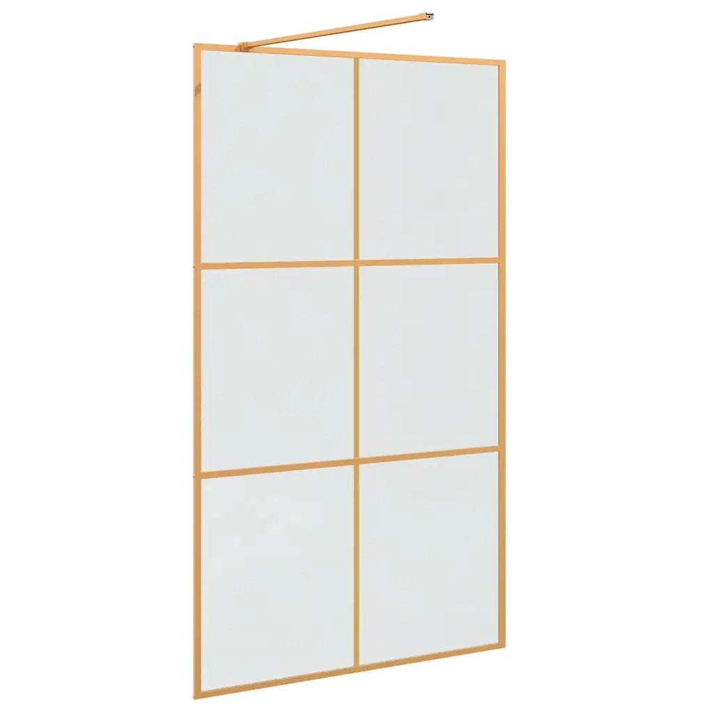 Parete Doccia Walk-in Oro 115 x 195 cm vetro temperato
