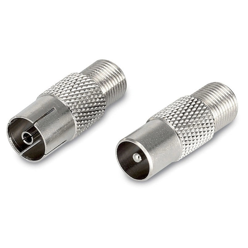 COPPIA DI ADATTATORI 1F/IEC M + 1 F/IEC F