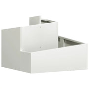 Fioriere | Cassetta per fiori | Vaso da giardino Bianco 60 x 60 x 50 cm