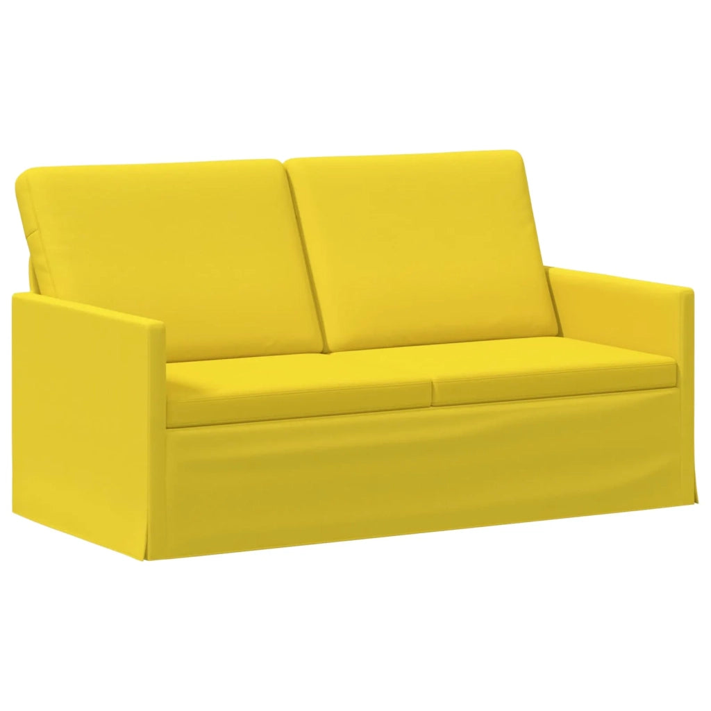Set di divani 2 pz Giallo Chiaro Tessuto 3433157
