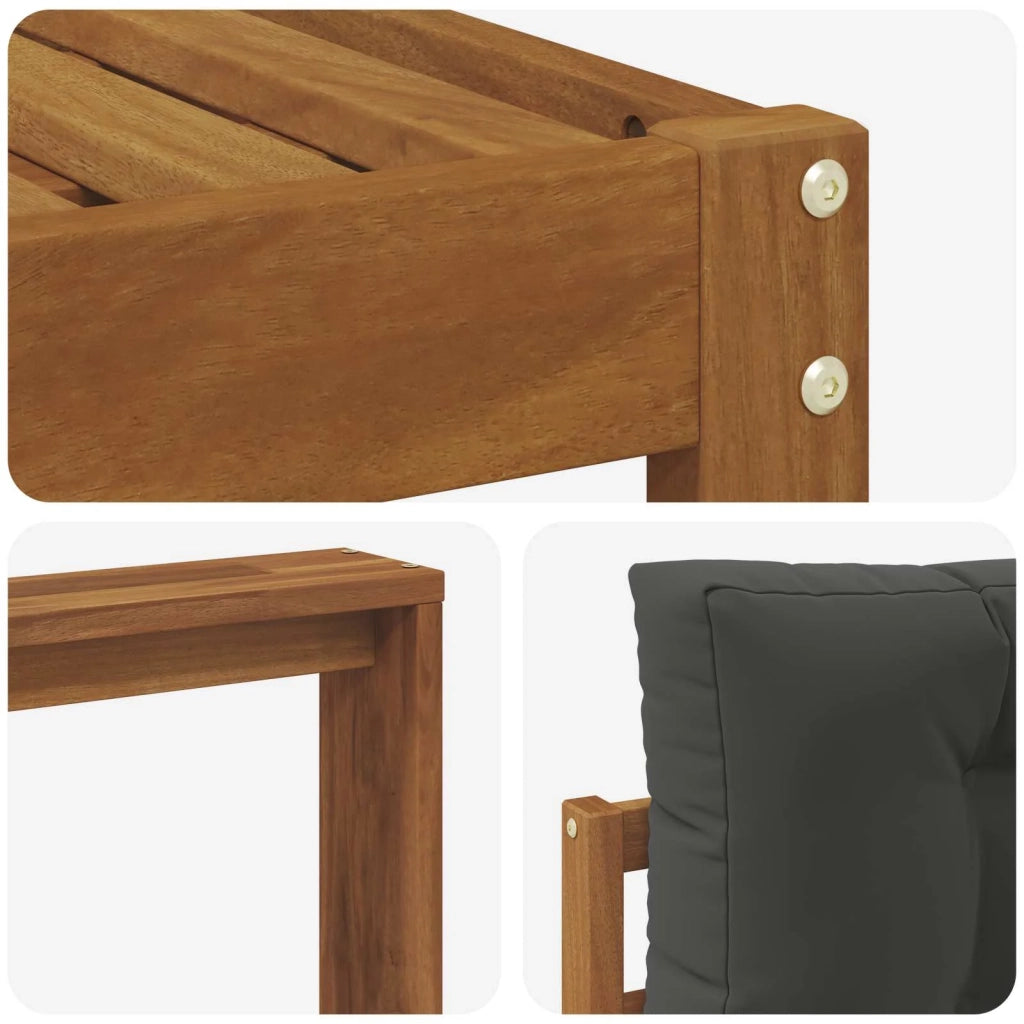 Set di divani da esterno 11 pcs Naturale e Antracite 3368280