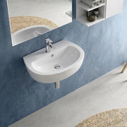 Lavabo sospeso 55 cm bianco lucido Demy Dolomite