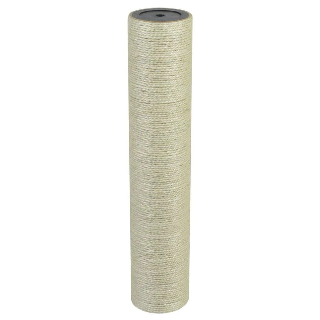 Tiragraffi albero per gatti cuccia per gatti peluche 8 x 40 cm 8 mm beige 3702035