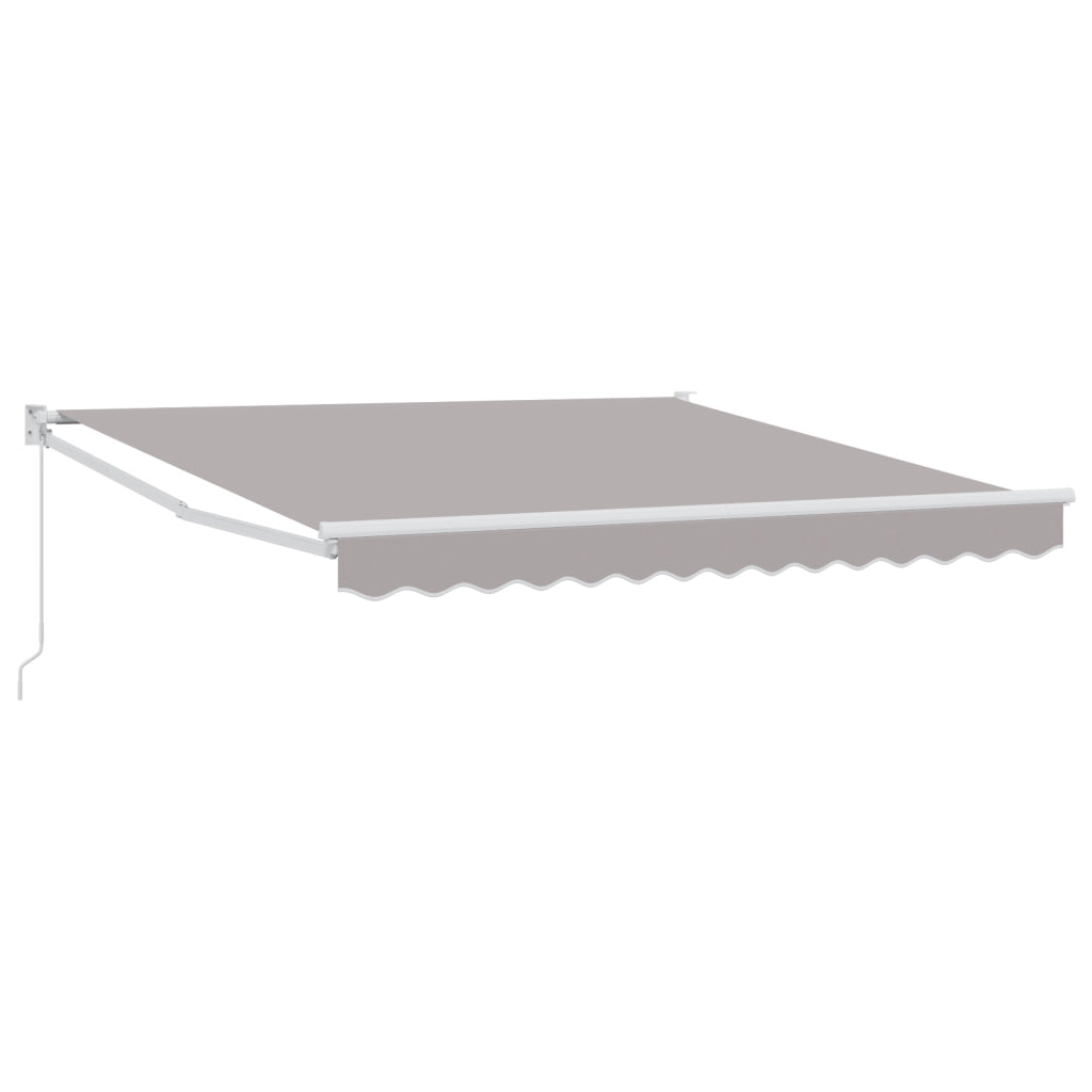 Tenda Retrattile Manuale  Grigio 350x250 cm