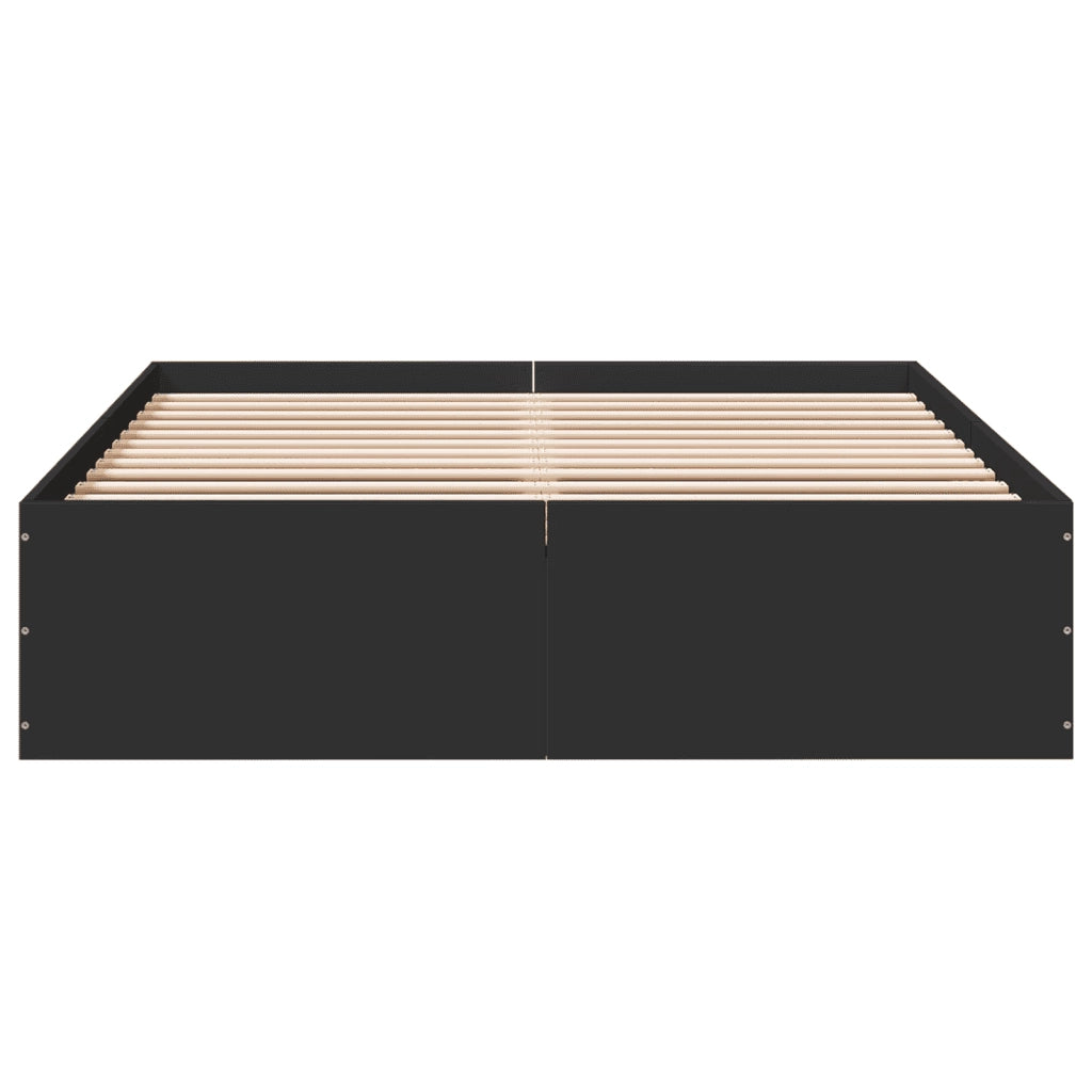 Giroletto Nero 135x190 cm in Legno Multistrato 3281036