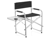 Sedia Regista Camping Spiaggia Pieghevole Portatile Con Tavolino Los Angeles - Los Angeles - Nero