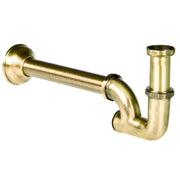 SIFONE A COLONNA IN OTTONE COLORATO 11/4 BRONZATO   PORTA & BINI RUBINETTERIE SNC