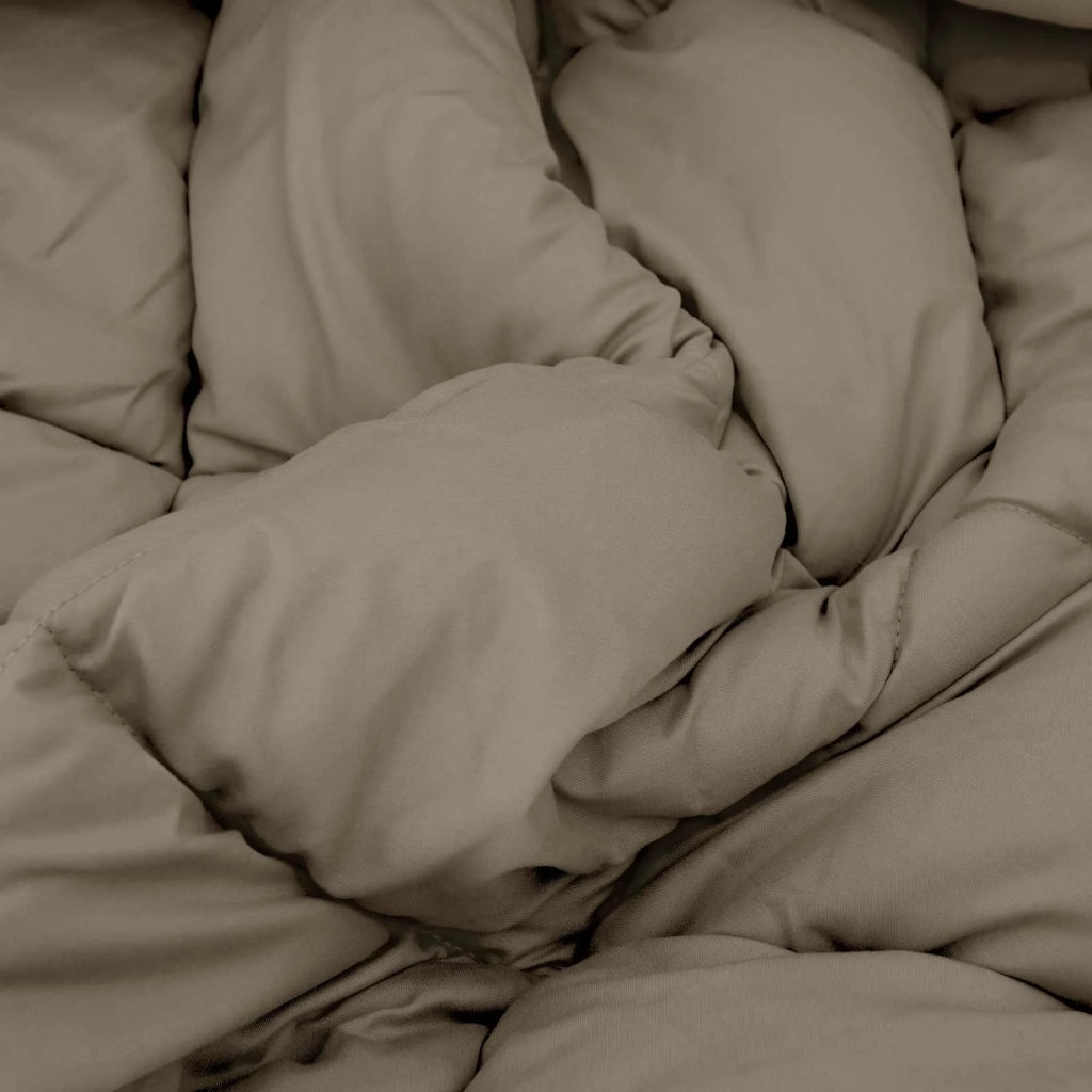 Duvet Invernale Grigio chiaro e Antracite 140 x 200 cm 42025753