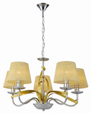Lampadario Candellux Diva 35-55064 cromo 5xE14 catena