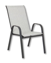 Sedia con braccioli Martinez grigio chiaro