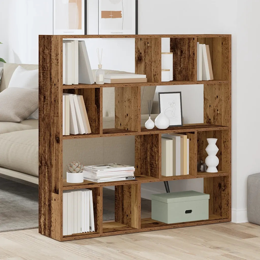 Divisorio-Paravento Legno Antico 105x24x102 cm