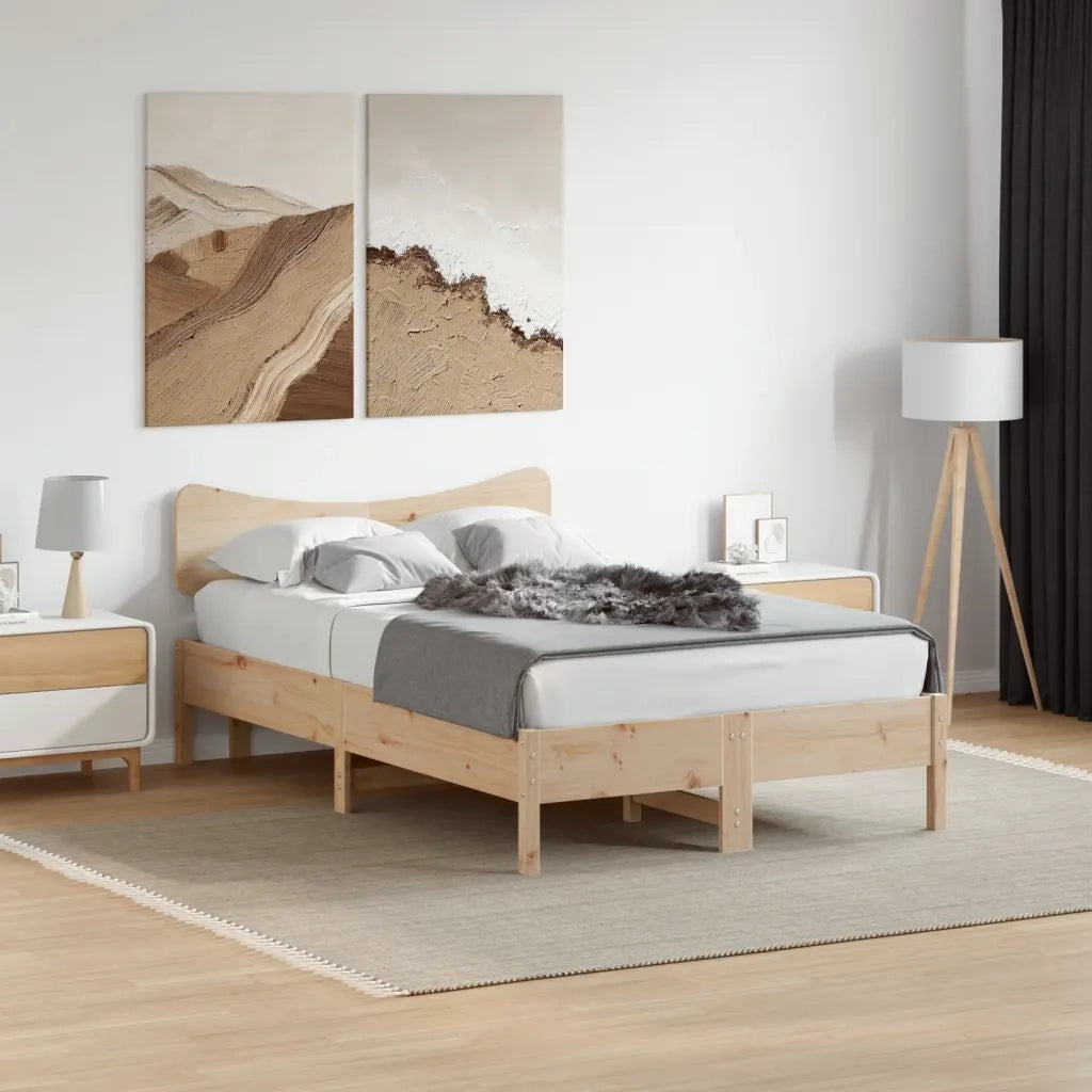 Testiera | Testata 120 cm in Legno Massello di Pino