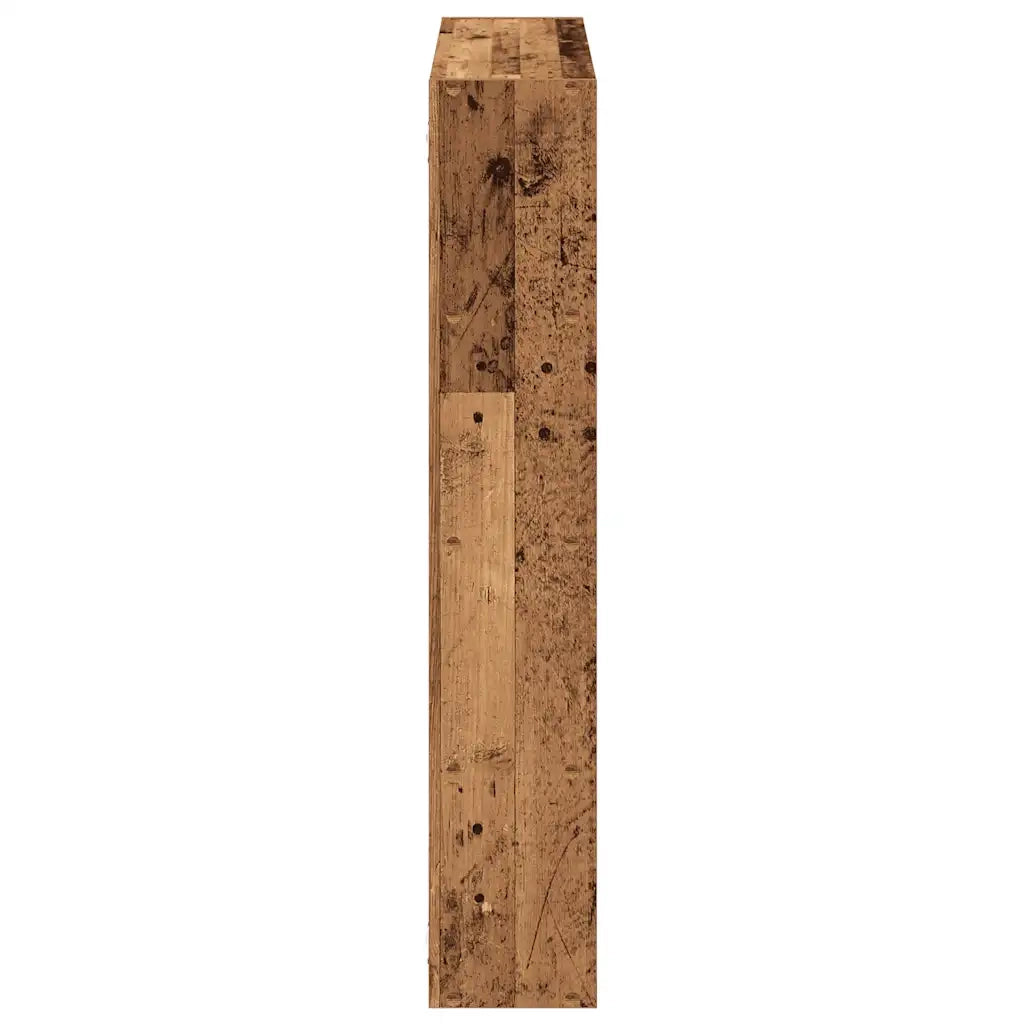 vidaXL Mensola a Muro a Cubo 12 Scomparti in Truciolato Legno Antico