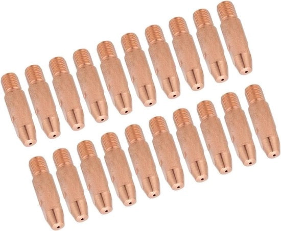 Tecniche di contatto 20 pezzi per lastoorti MIG/MAG Binzel 24KD con diametri 0,8/1,0/1,2mm (0,8mm)