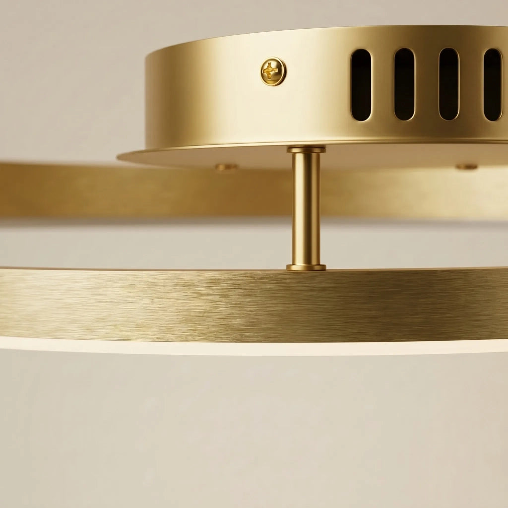 Lampada Da Soffitto Led Swe062-c Brush Gold