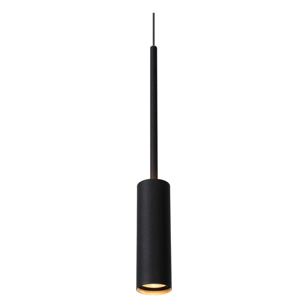 Lucide TUBULE lampadario nero LED 7W 2700K alluminio