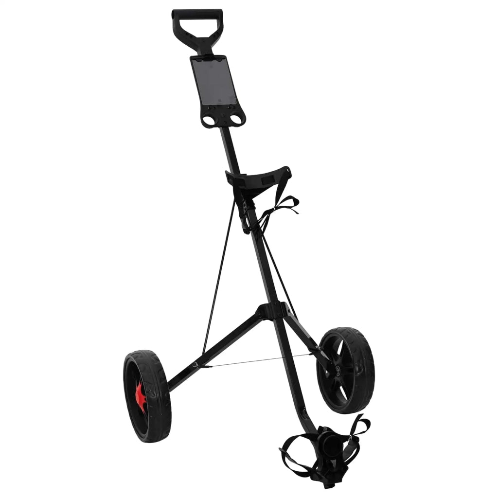 Carrello da golf Nero 66 x 65 x 112 cm Ferro CFW5267414