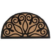 Zerbino in fibra di cocco naturale con retro in PVC antiscivolo 45 x 75 cm Decorazione moderna per interni ed esterni