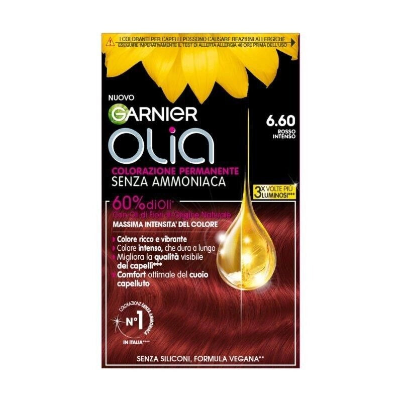 GRNIER OLIA TINTA CAPELLI 6.60 ROSSO INTENSO