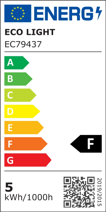 Lampadina LED candela E27 5W 4000K 450lm Ecolight