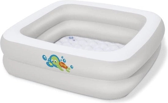 Bagno gonfiabile per bambini per uso domestico e viaggio, Colore: Bianco