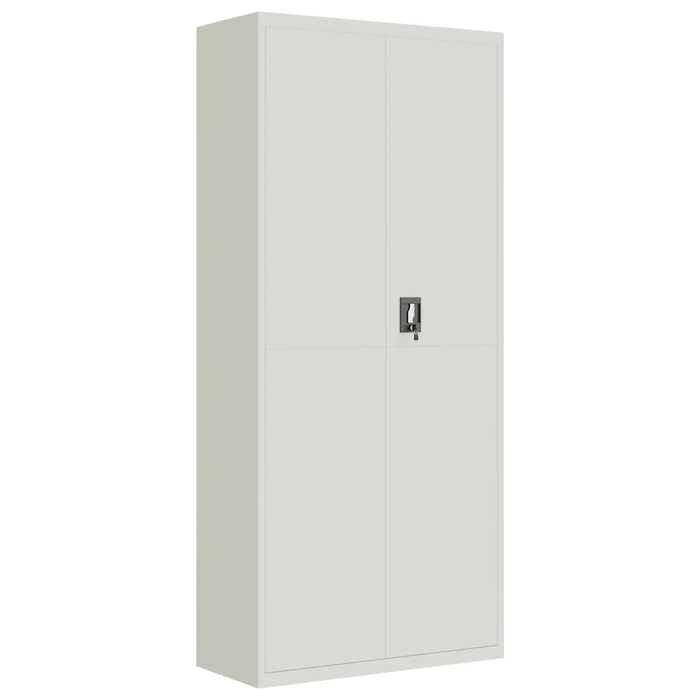 Armadio Classificatore Grigio Chiaro 90x40x200 cm in Acciaio 339761