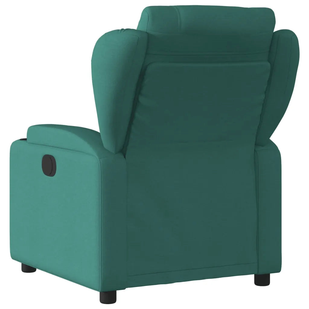 Divano Sedia-Poltrona Reclinabile in Tessuto Verde Scuro 305762