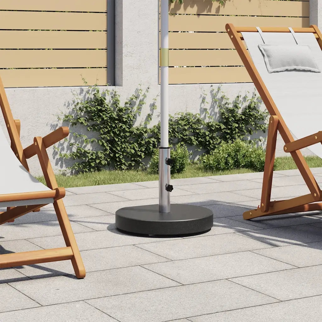 Base per Ombrellone in Granito 28,5 kg Circolare Nera CFW7990625