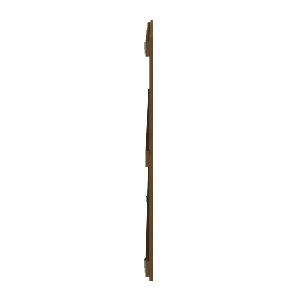 Testiera da Parete Ambra 204x3x90 cm in Legno Massello di Pino 824881