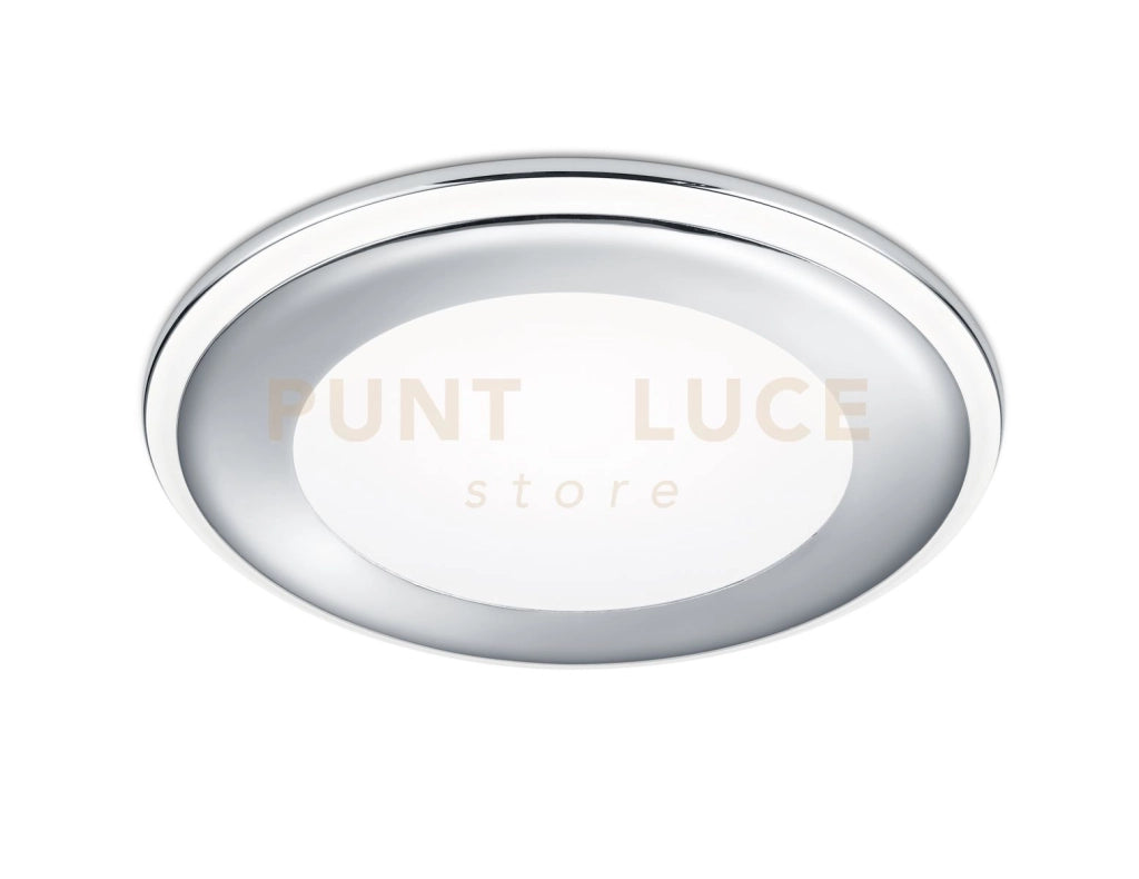 AURA FARETTO DA INCASSO PLASTICA CROMATA TRIPLA ACCENSIONE INDIPENDENTE D. 14,8CM 10W 1040LM 3000K