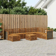Set di divani da esterno 7 pcs Naturale 3384735
