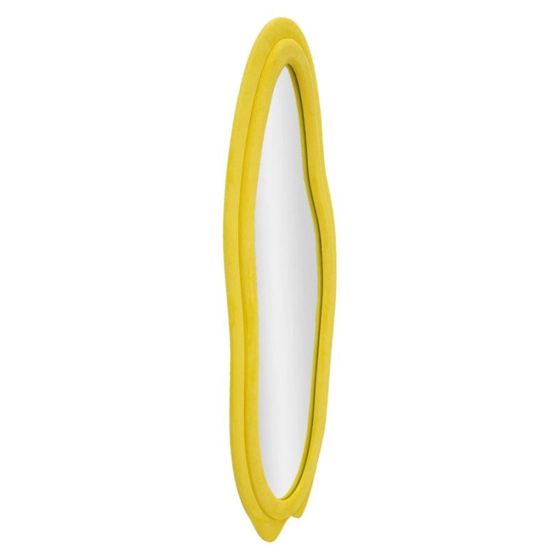 Specchio Da Muro Chanele Giallo cm 60x4x160