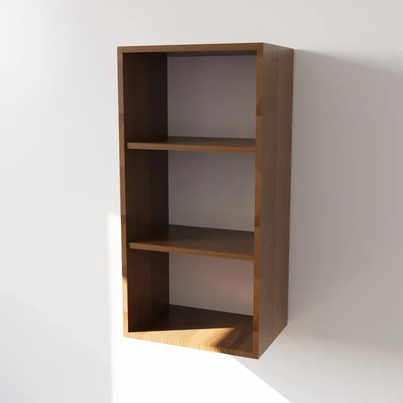 Pensile Cucina  in Legno Nobilitato Noce Mobile Alto con 2 Ante, Pensile Componibile Moderno Made in Italy (H90xL60XP33cm)