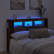 Testiera LED Legno Antico 160x18,5x103,5 cm Legno Multistrato