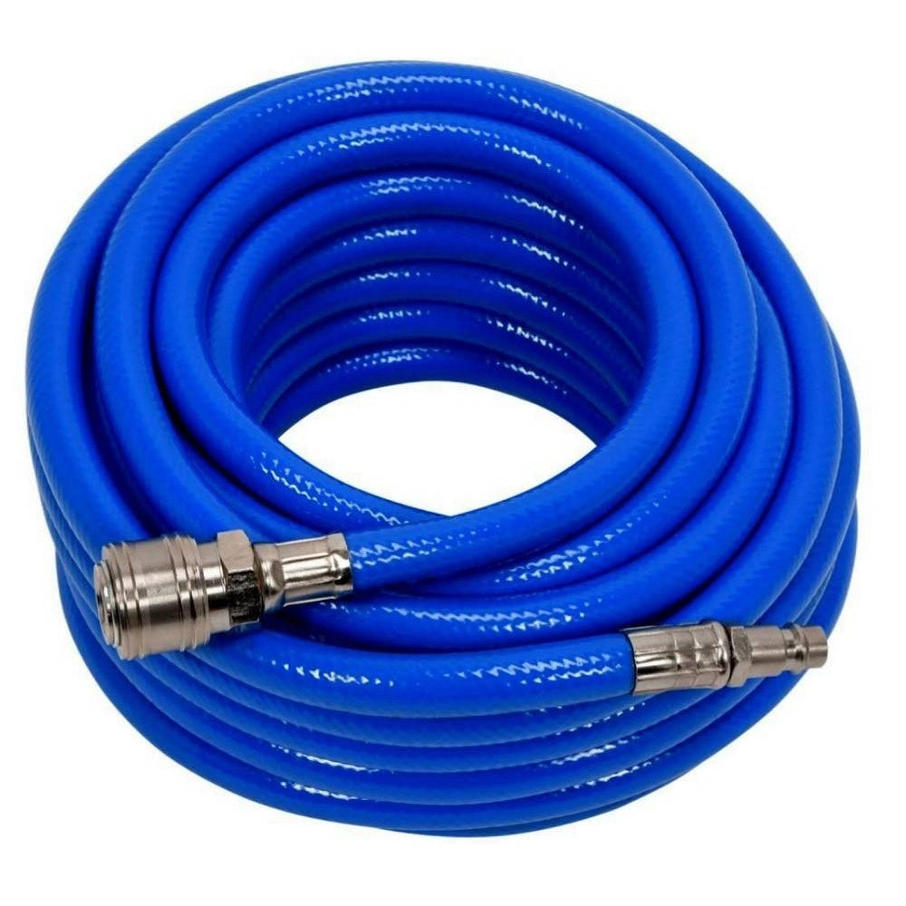 Trade Shop - Tubo Aria Compressa Flessibile Per Compressore 20 Metri Raccordo Rapido 1/4″ -