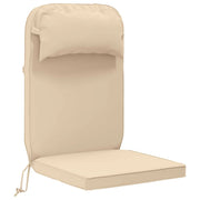 Cuscino per Lounger Sole 100% Poliestere Crema 55 x 124 x 5 cm 948163