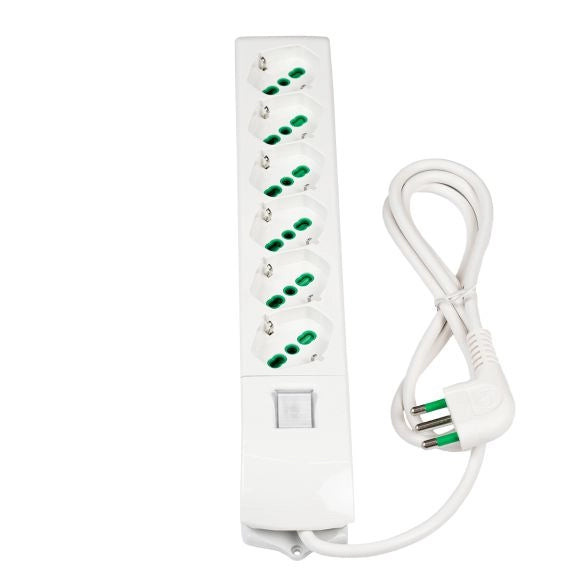 FME 41.0200 MULTIPRESA 6P BIP/SC + INT  FIDO- FANTON- 1,0 pz