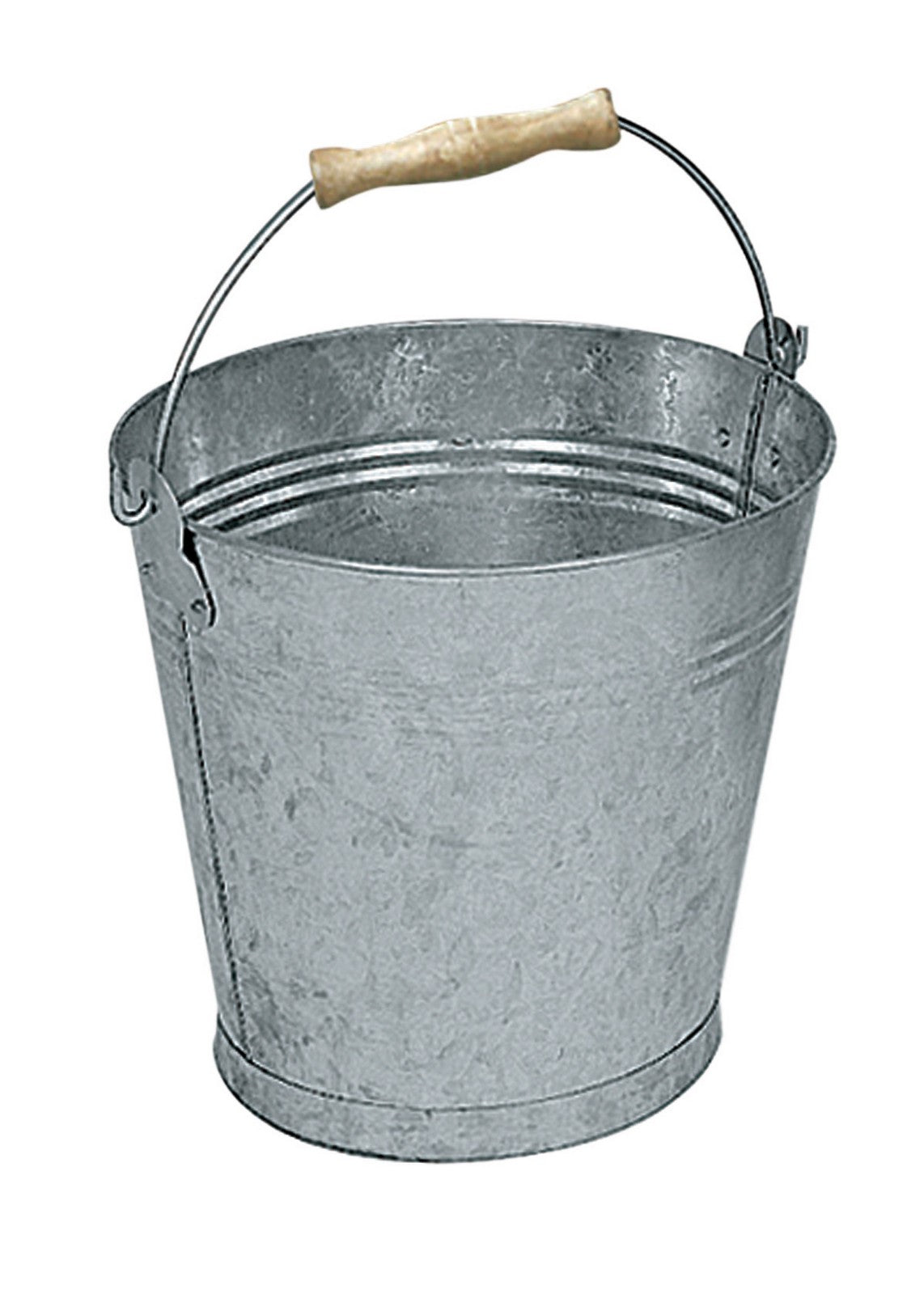 secchio zincato 15 l d 30xh29 cm 1,08 kg cod:ferx.38772