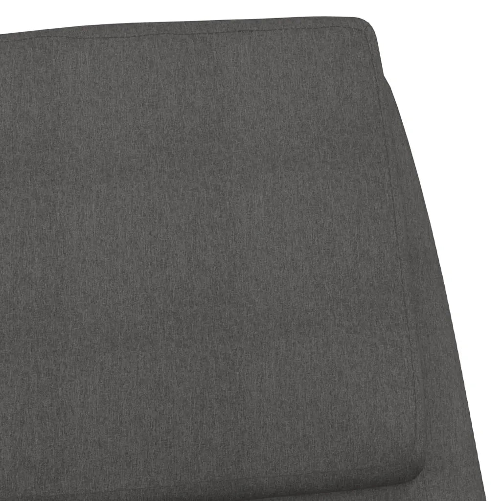 Poltrona | Sedia Relax Grigio Scuro in Tessuto